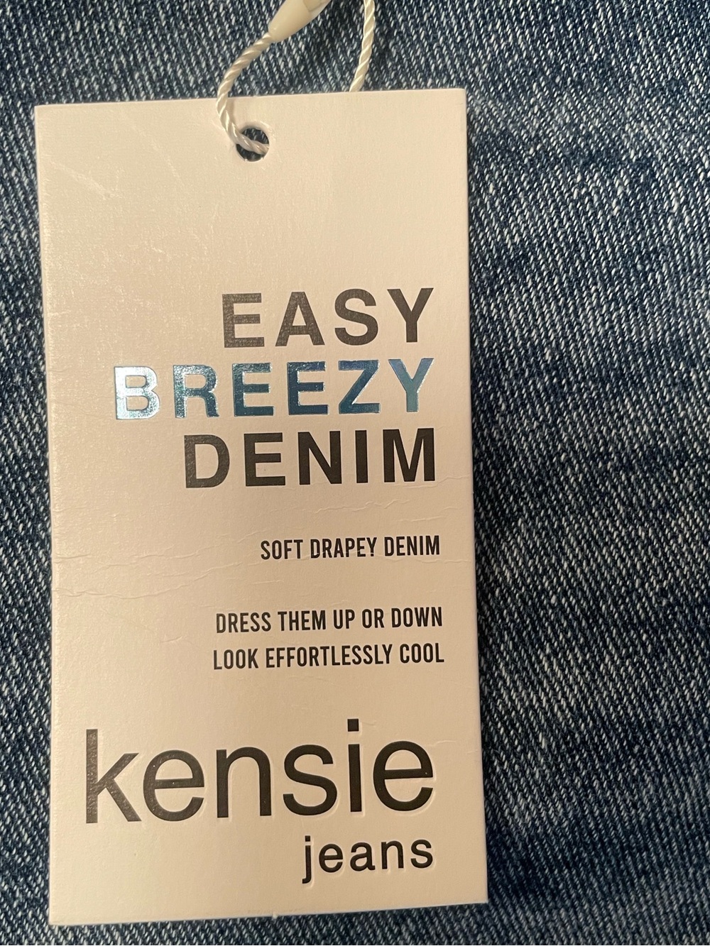 Kensie Easy Breezy Wide-Leg Jeans - NEW